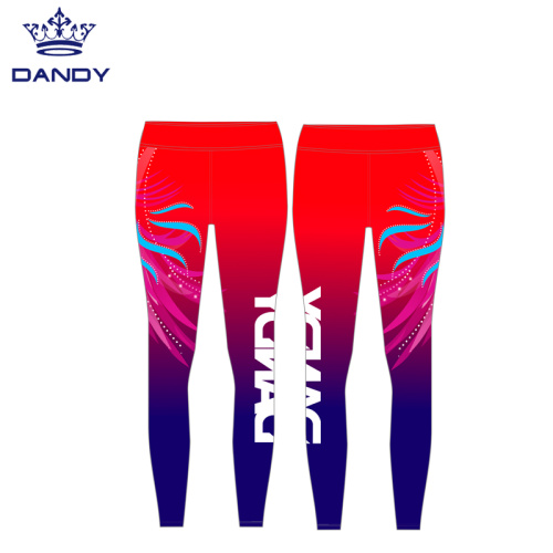 Leggings de ioga com logotipo personalizado com bolsos