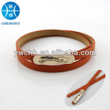 fashion collocation ladies belts with leopard head buckle