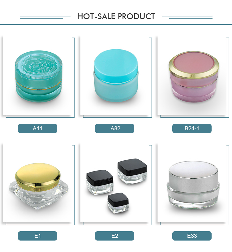 High Quality 15g Plastic Refillable Empty Jars Travel Cosmetic Cream Container