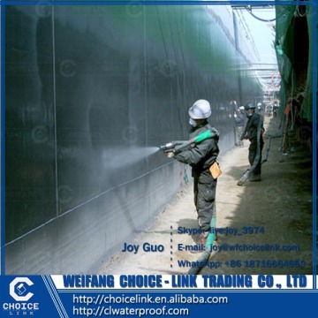 moisture-cured rubber bituminous waterproof coating non solifidy coating