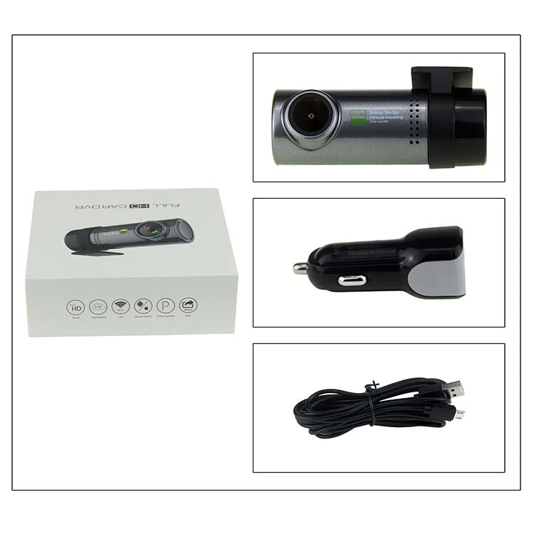 HD 1080P Night Vision Manual K602 Car Camera Driving Recorder WiFi Hidden DVR