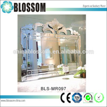 european style handmade engraved designs decor mirror for living room