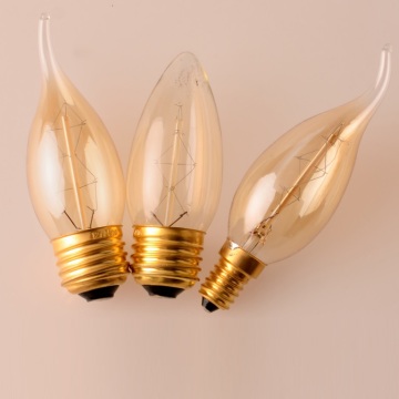 E14 220-240V 40W C35 Tailed Incandescent Lamp Vintage Light Bulb
