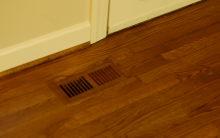 Air Conditioner Ventilation Wooden Oak Floor Vent Grille