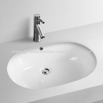 Undercounter Basin, Oval, Undermounted
