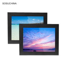 Industrial panel mount  tft lcd monitor vga