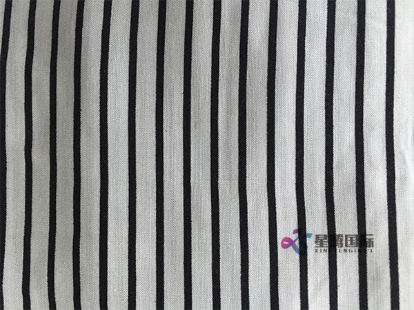 Stripe Rayon Fabric