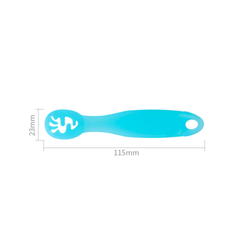 Custom 2PCS Silicone First Stage Baby Spoons