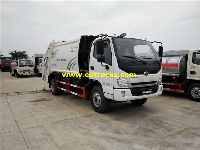 4000 Litres 102HP Garbage Collection Trucks