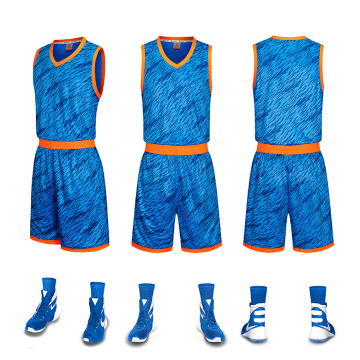 Uniforme de baloncesto de sublimación personalizada con bolsillo