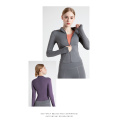 Women's Full Zip Yoga Track Jacket Factory Custom