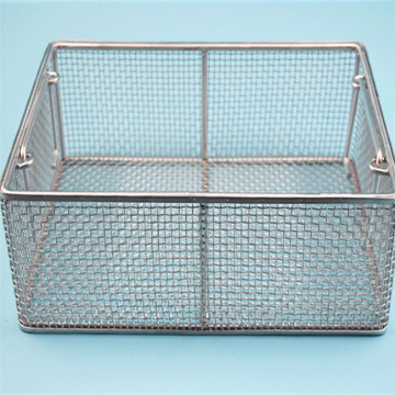 Instrument Sterilizer Tray: Surgical Sterilization Trays with Micro Fine Mesh Basket