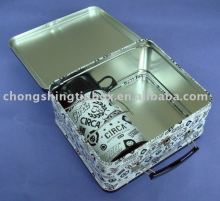 Lunch tin box with cup inside