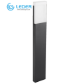 Baliza de luz de camino LEDER 5W de aluminio negro