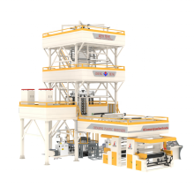 ABC Co-Extrusion 1400 1800 LDPE Plastic Plant Blowing Film Machine