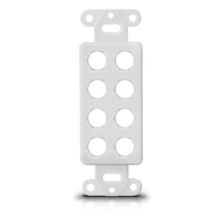 faceplate network face plate insert white/ivory eight hole gsm network booster