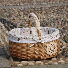 unique holiday wicker gift baskets with handle