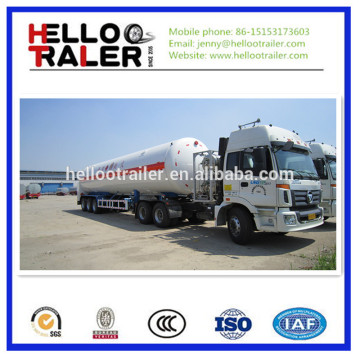 3 axles LNG road transport tanker trailer