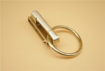 Simple brass metal key chains