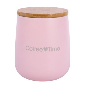 Food Canister with Bamboo Lid