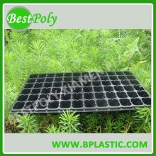 Black plastic material seed trays type plastic nursery trays for garden