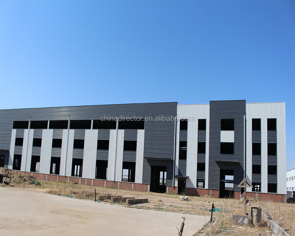 China quick build galvanized prefab steel structure construction factory building warehouse