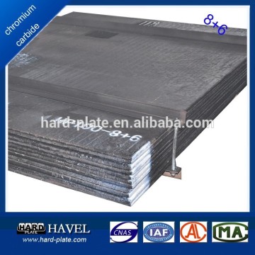 10mm thick CrC bimetal wear resistant steel sheets for Dust Collectors