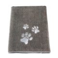 Large size microfiber bath towel for pet