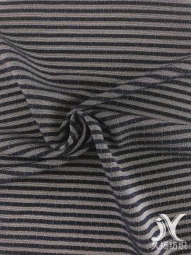 Nylon Shiny Stripe Jersey Knit