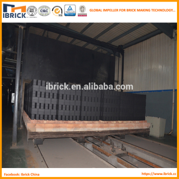 Clay brick tunnel kiln for green brick drying