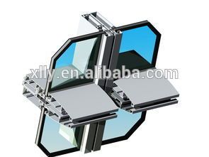 2015 xuanlv aluminum 110series of fully implicit curtain wall