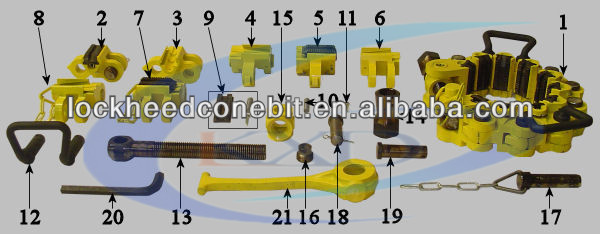 Drill collar safety clamp for oil field discount sale/api drill collar slip