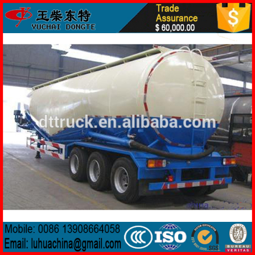 65CBM cement bulk powder storage tanks bulk cement tank trailer