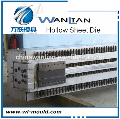 PP PC hollow sheet die,sheet mould