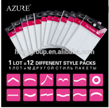 Nail Decoration Nail Art Tips Nail Sticker Nail Art Form Fringe Guides Sticker DIY French Manicure