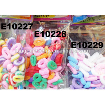 baby kids colored mini hair tie ring bands elastic hair band