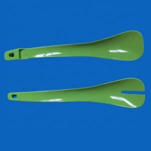 Set of 2 Pcs Plastic Salad Spoons