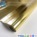 Foil gold PET film roll for gift wrapping