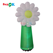 Colorful LED Inflatable Flower Clusters for Wedding and Event Decor