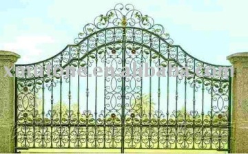 wrought iron sliding gate