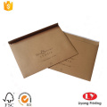 Papel Brown Kraft reciclado envolvendo a impressão