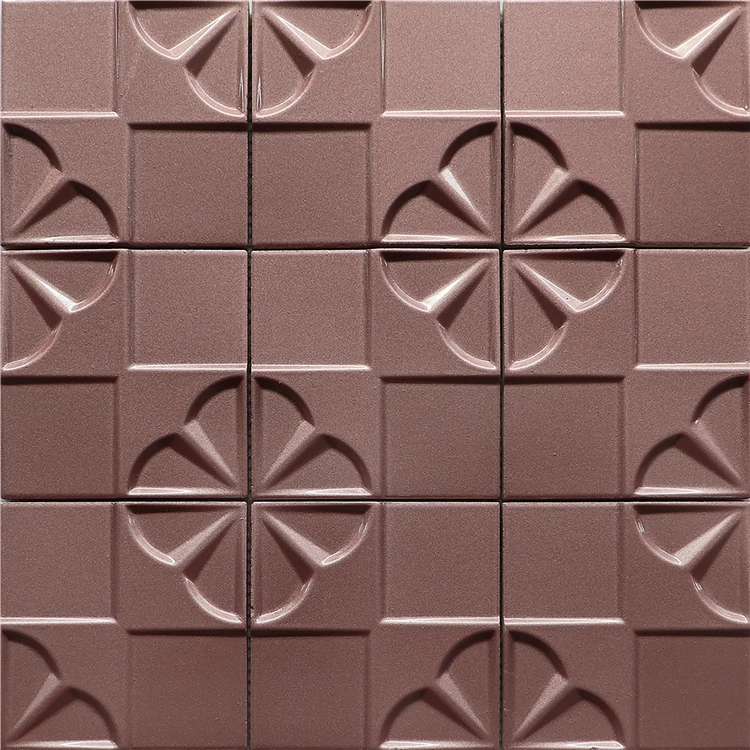Pink Terrazzo Concrete Floor Tiles Wall Cement Mosaic