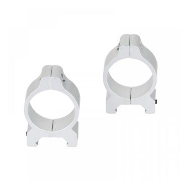 Riflescope Low Profile Fixed Silver 30mm Picatinny Rings