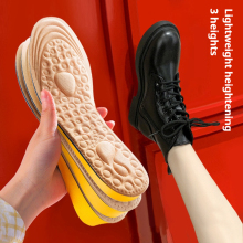 Invisible Height Increasing Insoles with Air Cushion and Adjustable Cut Foot Pads