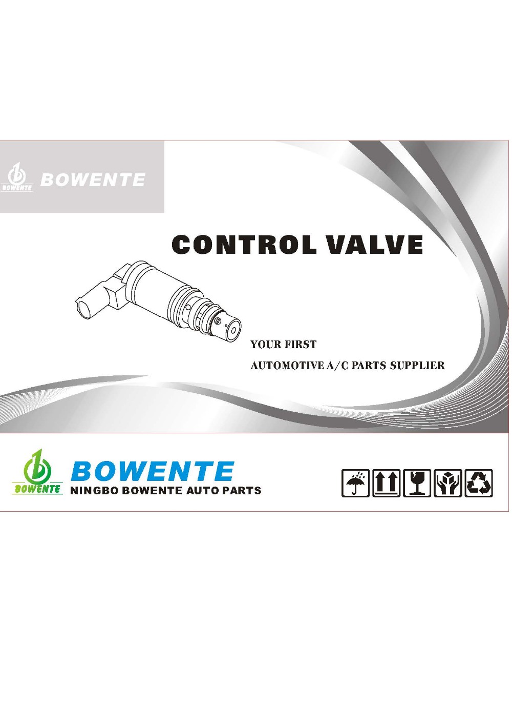 Auto ac compressor control valve package