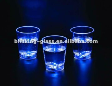 Light up short wine glass