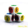 Printing Personalized Dice 20MM in Round Corner