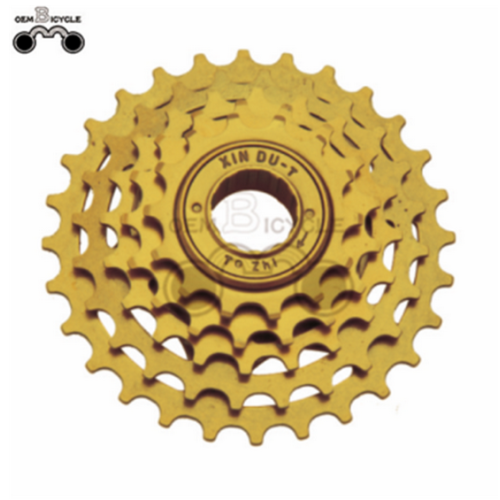 barato rueda dentada de oro de la bici de la bicicleta del color 5peed para la venta