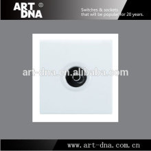 Top Quality A83 Modules White TV Socket 1/2