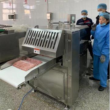 Maskinskärning fryst köttköttskärningsmaskin Pris